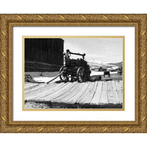 The Bodi Kid Gold Ornate Wood Framed Art Print with Double Matting by Koetsier, Albert