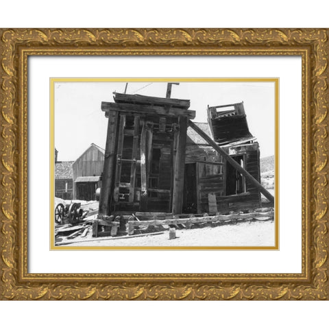 Dilapidated Bodi Gold Ornate Wood Framed Art Print with Double Matting by Koetsier, Albert