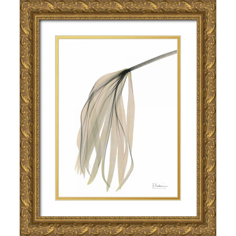 Papyrus in Pink Gold Ornate Wood Framed Art Print with Double Matting by Koetsier, Albert