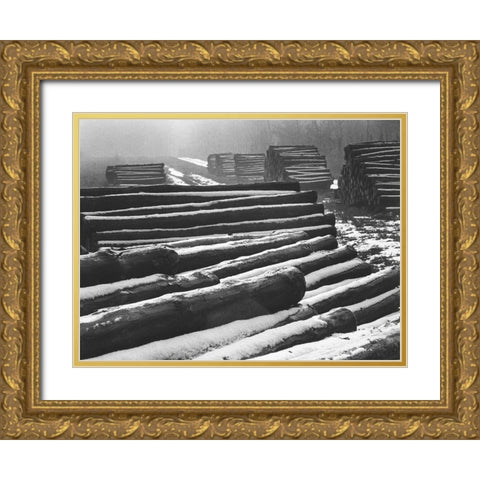 Forever Stairs Gold Ornate Wood Framed Art Print with Double Matting by Koetsier, Albert