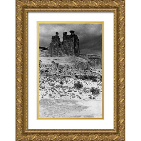 Majestic Beings 2 Gold Ornate Wood Framed Art Print with Double Matting by Koetsier, Albert