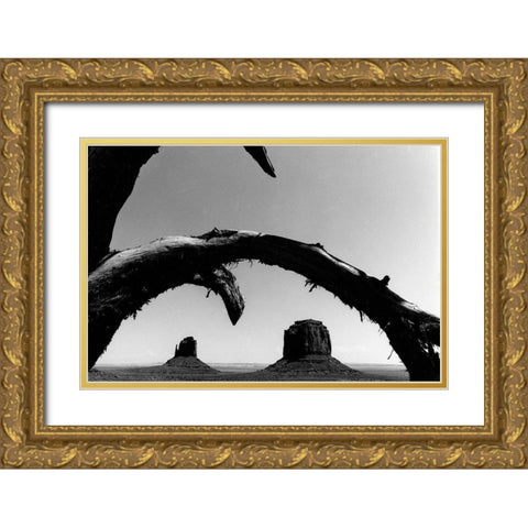 Reaching Over Gold Ornate Wood Framed Art Print with Double Matting by Koetsier, Albert