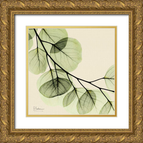 Mint Eucalyptus 2 Gold Ornate Wood Framed Art Print with Double Matting by Koetsier, Albert