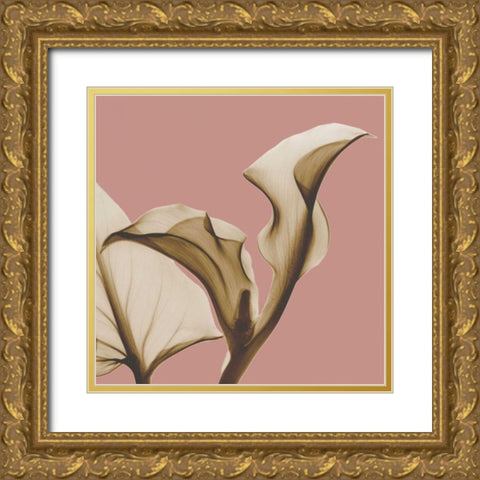 Luster Callaqua Gold Ornate Wood Framed Art Print with Double Matting by Koetsier, Albert