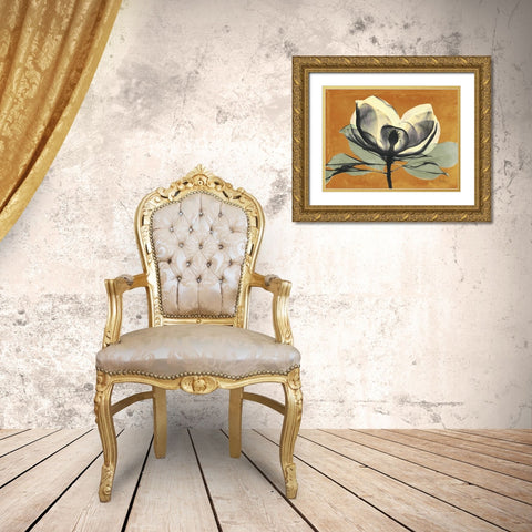 Warm Magnolia 1 Gold Ornate Wood Framed Art Print with Double Matting by Koetsier, Albert