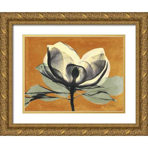 Warm Magnolia 1 Gold Ornate Wood Framed Art Print with Double Matting by Koetsier, Albert