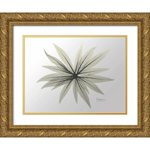 New Echium Gold Ornate Wood Framed Art Print with Double Matting by Koetsier, Albert