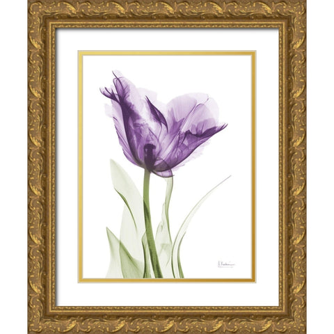 Lavender Trance Gold Ornate Wood Framed Art Print with Double Matting by Koetsier, Albert