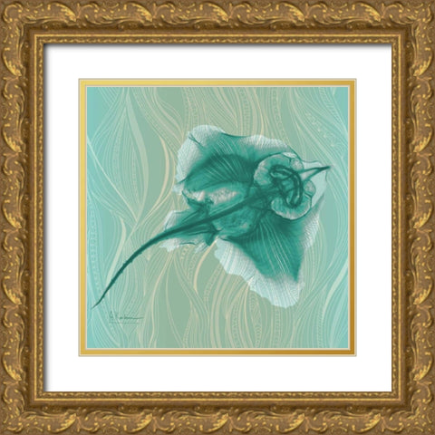 Skate 86 Gold Ornate Wood Framed Art Print with Double Matting by Koetsier, Albert