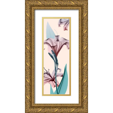 Spring Lily Gold Ornate Wood Framed Art Print with Double Matting by Koetsier, Albert