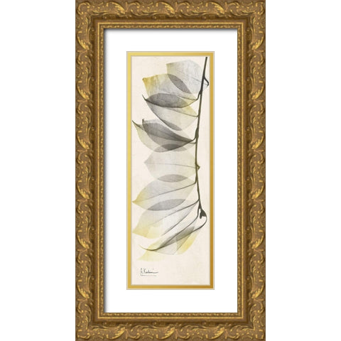 Camelia Sunshine Gold Ornate Wood Framed Art Print with Double Matting by Koetsier, Albert