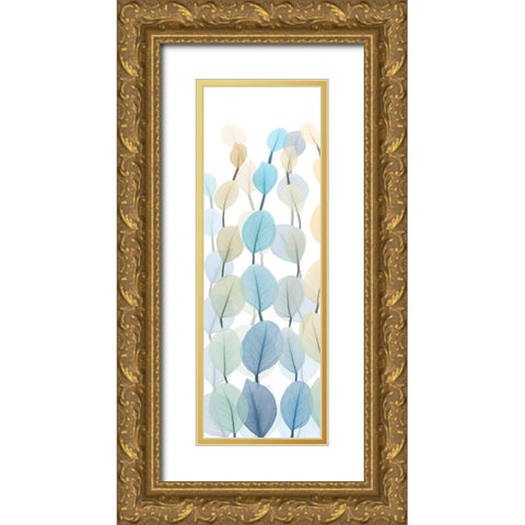 Lanterns On White 2 Gold Ornate Wood Framed Art Print with Double Matting by Koetsier, Albert