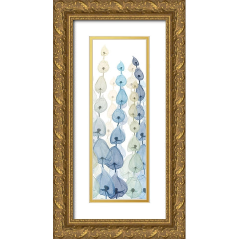 Lanterns On White 3 Gold Ornate Wood Framed Art Print with Double Matting by Koetsier, Albert