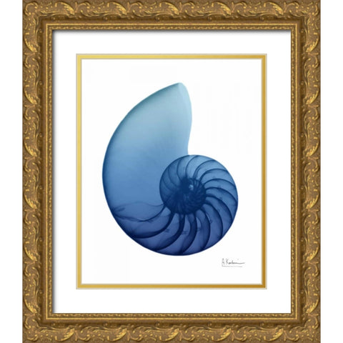 Scenic Water Snail 2 Gold Ornate Wood Framed Art Print with Double Matting by Koetsier, Albert