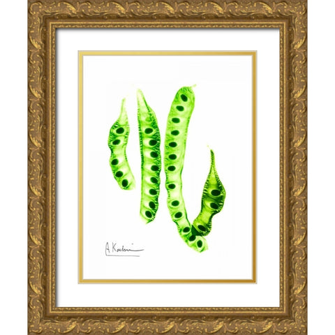 Carob Formation Gold Ornate Wood Framed Art Print with Double Matting by Koetsier, Albert