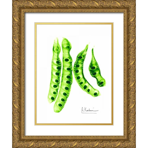 Carob Formation 2 Gold Ornate Wood Framed Art Print with Double Matting by Koetsier, Albert