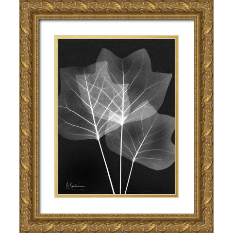 Extravagant Tulip Tree Gold Ornate Wood Framed Art Print with Double Matting by Koetsier, Albert