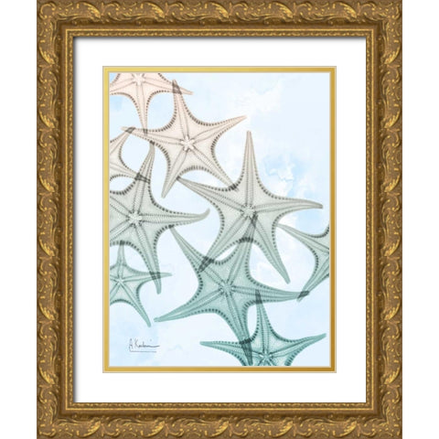 Underwater Sunshine 2 Gold Ornate Wood Framed Art Print with Double Matting by Koetsier, Albert