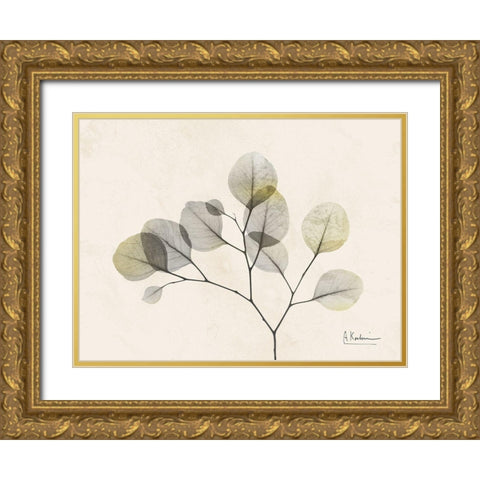 Sunkissed Eucalyptus 2 Gold Ornate Wood Framed Art Print with Double Matting by Koetsier, Albert
