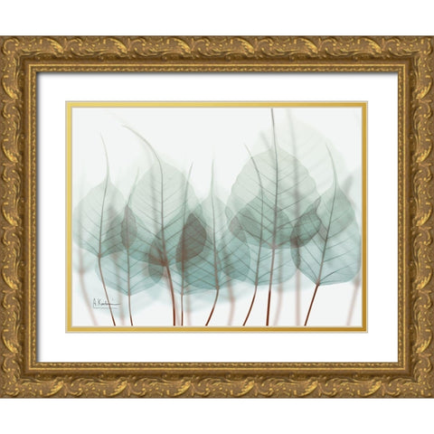 Unfocused Divergent 2 Gold Ornate Wood Framed Art Print with Double Matting by Koetsier, Albert