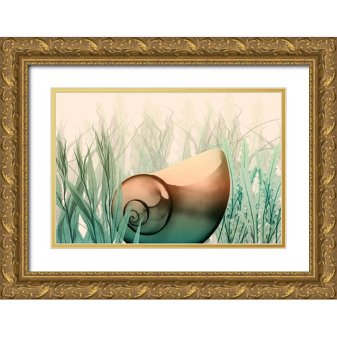 Underwater Dawn 4 Gold Ornate Wood Framed Art Print with Double Matting by Koetsier, Albert