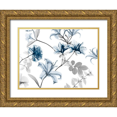 Sweet Bouquet 2 Gold Ornate Wood Framed Art Print with Double Matting by Koetsier, Albert