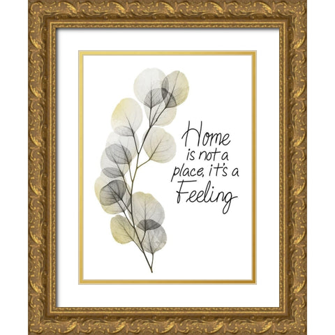 Home Feeling Gold Ornate Wood Framed Art Print with Double Matting by Koetsier, Albert