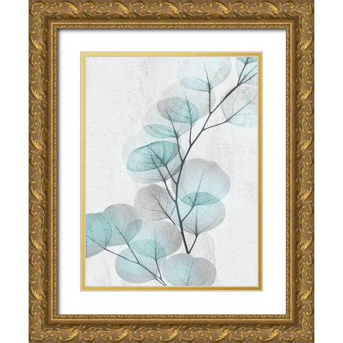 Eucalyptus Glow 4 Gold Ornate Wood Framed Art Print with Double Matting by Koetsier, Albert