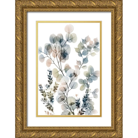 Vibrant Bouquet 2 Gold Ornate Wood Framed Art Print with Double Matting by Koetsier, Albert