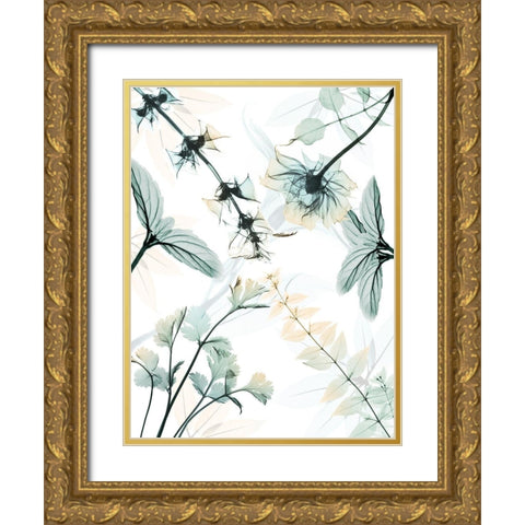 Reaching Beauty 2 Gold Ornate Wood Framed Art Print with Double Matting by Koetsier, Albert