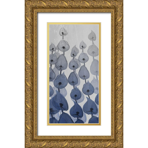 Sapphire Bunch 3 Gold Ornate Wood Framed Art Print with Double Matting by Koetsier, Albert