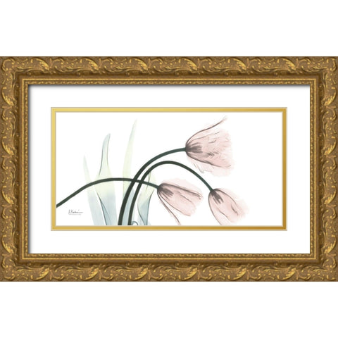 Freshly Bloomed 1 Gold Ornate Wood Framed Art Print with Double Matting by Koetsier, Albert