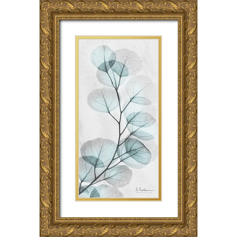 Eucalyptus Glow 1 Gold Ornate Wood Framed Art Print with Double Matting by Koetsier, Albert