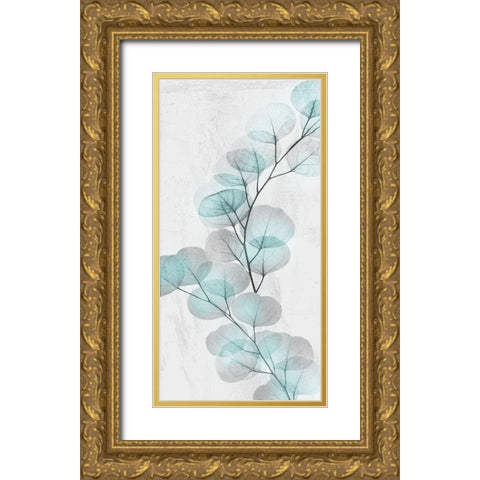 Eucalyptus Glow 2 Gold Ornate Wood Framed Art Print with Double Matting by Koetsier, Albert