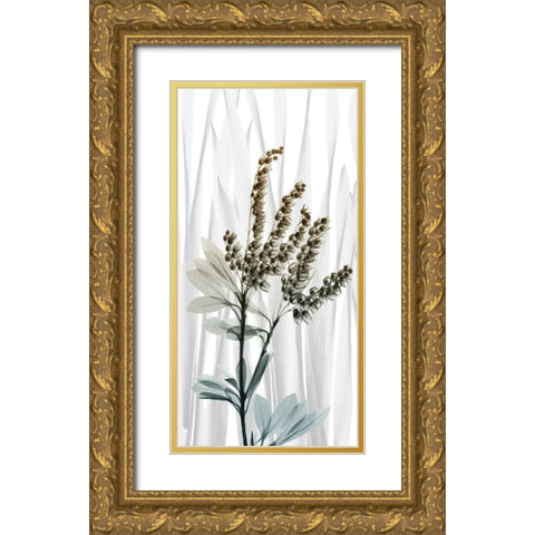 Suave Snowdrops 2 Gold Ornate Wood Framed Art Print with Double Matting by Koetsier, Albert