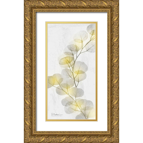 Eucalyptus Sunshine 2 Gold Ornate Wood Framed Art Print with Double Matting by Koetsier, Albert