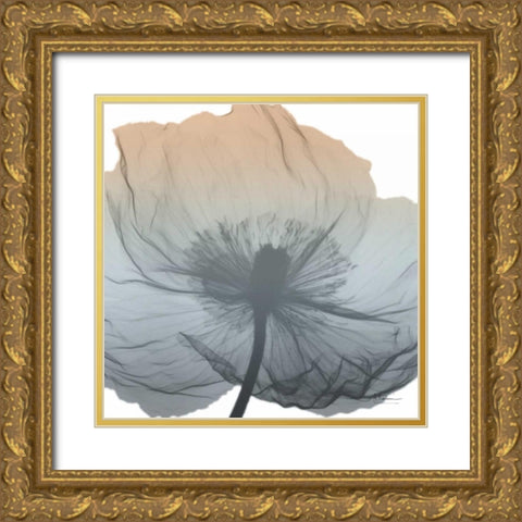 Poppy Earthy Beauty Gold Ornate Wood Framed Art Print with Double Matting by Koetsier, Albert