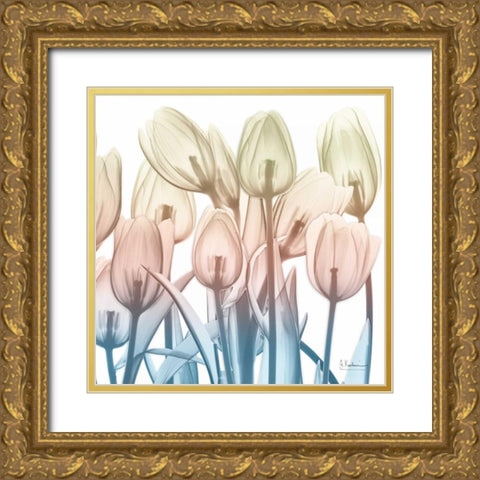 Fantastic Bloom 2 Gold Ornate Wood Framed Art Print with Double Matting by Koetsier, Albert