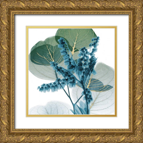 Golden Lilly Of Eucalyptus 2 Gold Ornate Wood Framed Art Print with Double Matting by Koetsier, Albert