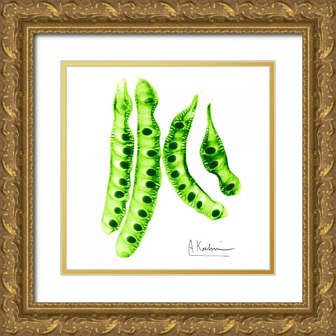 Carob Formation 2 Gold Ornate Wood Framed Art Print with Double Matting by Koetsier, Albert