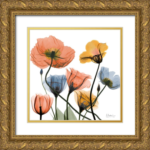 Blissful Garden 3 Gold Ornate Wood Framed Art Print with Double Matting by Koetsier, Albert