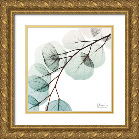 Extravagant Eucalyptus 1 Gold Ornate Wood Framed Art Print with Double Matting by Koetsier, Albert