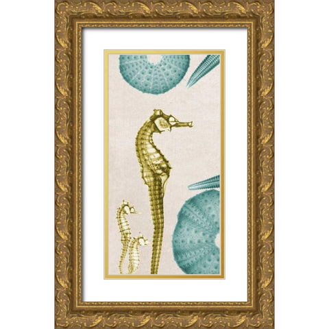 under The Sea 4 Gold Ornate Wood Framed Art Print with Double Matting by Koetsier, Albert