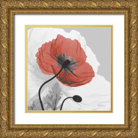 Poppy Prince Gold Ornate Wood Framed Art Print with Double Matting by Koetsier, Albert