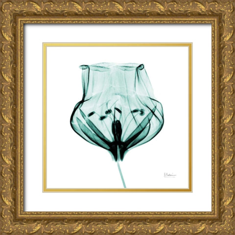 Gracious Green Bulb 2 Gold Ornate Wood Framed Art Print with Double Matting by Koetsier, Albert