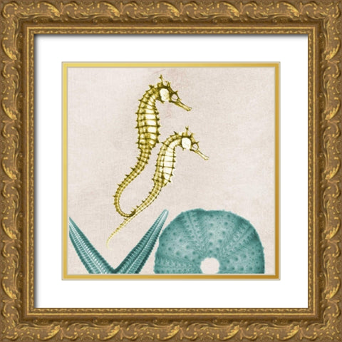 Under The Sea 1 Gold Ornate Wood Framed Art Print with Double Matting by Koetsier, Albert