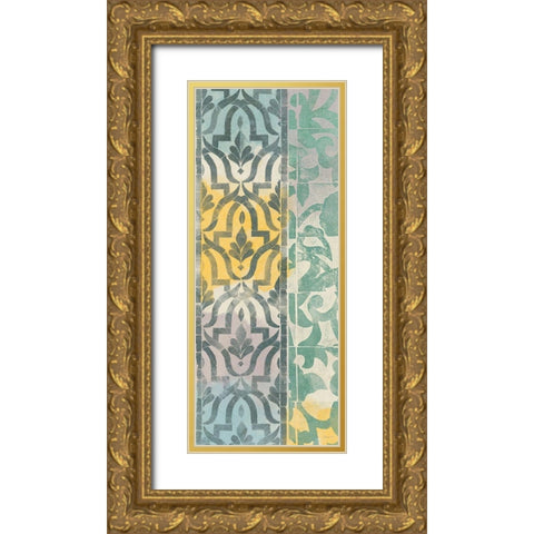 Decorative Life 2 Gold Ornate Wood Framed Art Print with Double Matting by Saunders, Alonzo