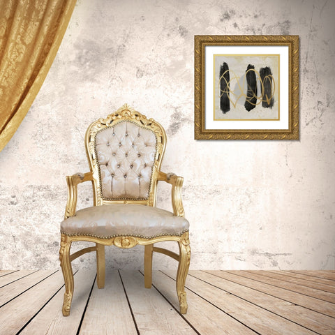 Peaceful Movement 2 Gold Ornate Wood Framed Art Print with Double Matting by Saunders, Alonzo