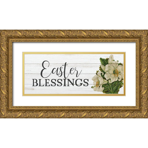 Vintage Easter 10 Gold Ornate Wood Framed Art Print with Double Matting by Bailey, Ann