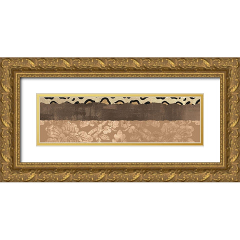 Exotic Safari 4 Gold Ornate Wood Framed Art Print with Double Matting by Bailey, Ann